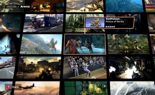 L'interface du service OnLive