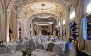 Salle de reception pour la finale de Top Chef, Hôtel Royal à Evian