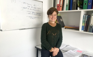 Katia Zanier, chercheuse en biologie au CNRS à Strasbourg.