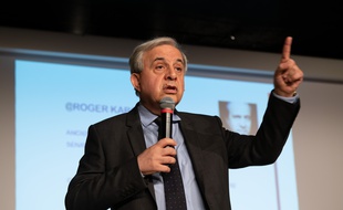 Le sénateur Les Républicains Roger Karoutchi, le 11 octobre 2018 à Clamart.