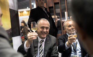 Didier Guillaume, le 24 février 2020 au Salon de l'Agriculture.