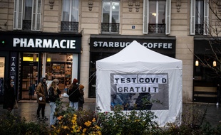 Une tente pour réaliser des tests antigéniques (image d'illustration).