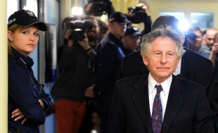 Le réalisateur Roman Polanski au tribunal de Cracovie le 25 février 2015