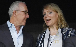 Margarita Louis-Dreyfus et Frank McCourt à Marseille le 18 septembre 2016