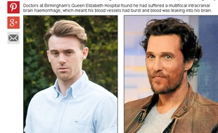 Rory Curtis s'est réveillé de six jours de coma en croyant qu'il était l'acteur Matthew McConaughey.