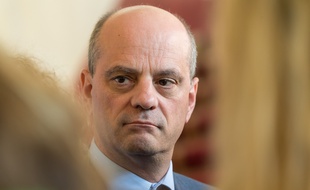 Jean-Michel Blanquer, ministre de l'Education le 18/04/2019. Credit:Jacques Witt/SIPA.
