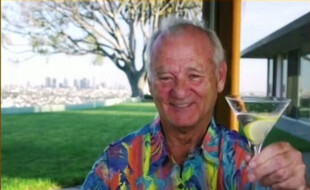 L'acteur Bill Murray lors de la 78e cérémonie des Golden Globes sur Zoom - capture d'écran