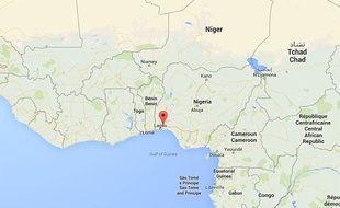 Localisation de Sagamu, dans le sud-ouest du Nigeria