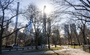 Central Park à New York. (Illustration)