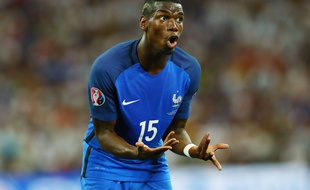 Pogba face à l'Allemagne.