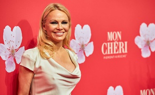 Pamela Anderson à Munich le 4 décembre 2018.