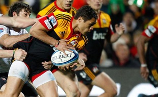 Jackson Willison pendant un match des Waikato Chiefs, le 4 août 2012.