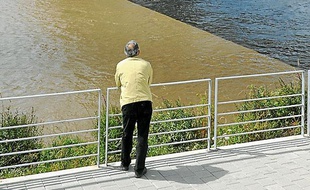 Sur les rives de la Loire, à Nantes.