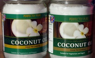 Huile de noix de coco (illustration).