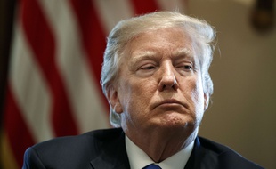 Donald Trump, le 9 janvier à la Maison Blanche.