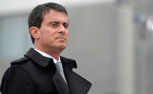 Le Premier ministre Manuel Valls en déplacement à Beauvais le 19 novembre 2014.