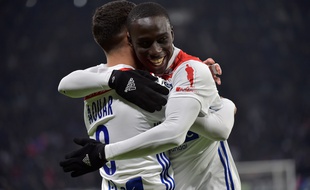 Ferland Mendy, dans les bras d'Houssem Aouar (archives)