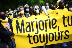 Une marche blanche organisée ce samedi 22 mai 2021 en hommage à Marjorie, à Ivry-sur-Seine.