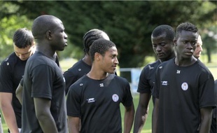 Moussa Sissoko, Alexandre N'Gadi, Dany Nounkeu et Oumar N'Diaye.