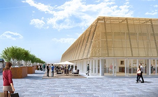 Les futures halles de Bacalan, face à la Cité du Vin de Bordeaux