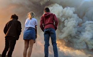 Le Woolsey fire qui a ravagé l'ouest de Los Angeles, le 10 novembre 2018.