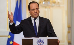 François Hollande, lors de son intervention sur la moralisation de la vie politique