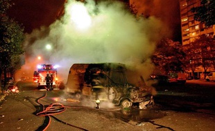 Clichy-sous-Bois, le 29 octobre 2005, deux jours après la mort de Zyed et Bouna dans un transformateur EDF.