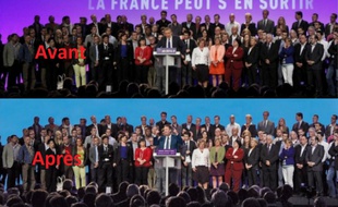 Le photomontage raté de l'équipe de Serge Perottino.