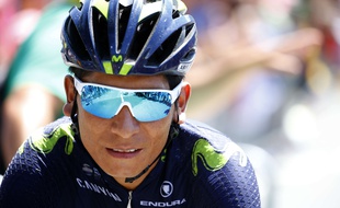 Nairo Quintana le 20 juillet 2017 à Briançon.