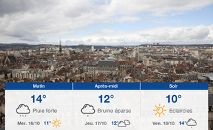Météo Dijon: Prévisions du mardi 15 octobre 2019