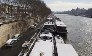 Le 13 mars 2013, au lendemain de fortes chutes de neige à Paris.