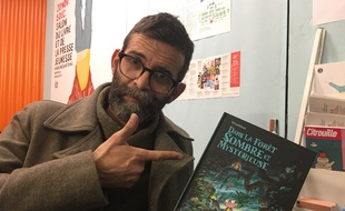 Winshluss le 30 novembre 2016 au salon du Livre jeunesse de Montreuil