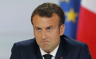 Emmanuel Macron, le 25 avril à l'Elysée.