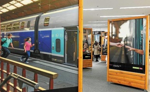 Les images sont exposées au niveau -1 du centre commercial Rivétoile.