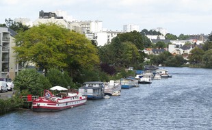 L'Erdre à Nantes.