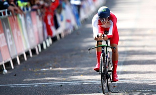 Alex Dowsett aux Jeux du Commonwealth 2014.