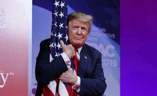 Donald Trump à la conférence CPAC le 2 mars 2019.