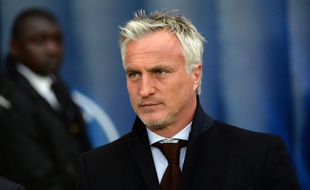 David Ginola, le 2 avril 2014 au Parc des Princes.