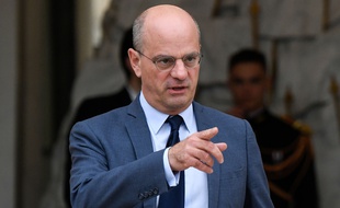 Jean-Michel Blanquer le 24 octobre 2018 à l'Elysée. (Eric FEFERBERG / AFP)