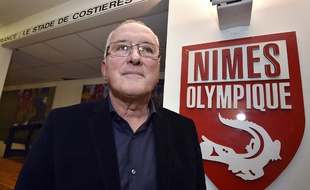 Le président de Nîmes Christian Perdrier le 26 novembre 2014.