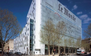 Le siège du journal «Le Monde» dans le 13e arrondissement de Paris.