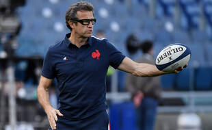 Fabien Galthié, le 6 février 2021 en Italie.