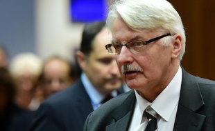 Le ministre polonais des Affaires étrangères, Witold Waszczykowski, à Bruxelles le 14 décembre 2015
