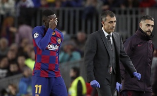 Ousmane Dembélé a subi une énième blessure musculaire face au Borussia Dortmund.