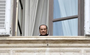 Silvio Berlusconi, dans sa résidence à Rome, le 4 août 2013.