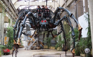 L'araignée géante sera visible dès samedi à la Galerie des Machines.