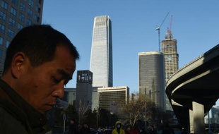 Le quartier des affaires de Pékin, le 10 décembre 2015