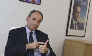 Jean-François Copé, candidat à la présidence de l'UMP, le 6 novembre 2012 au siège de l'UMP à Paris.