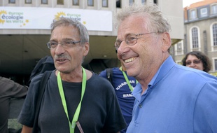 Jean-Paul Besset et Daniel Cohn-Bendit, symboles de la vague verte des européennes de 2009 en France. (archives)