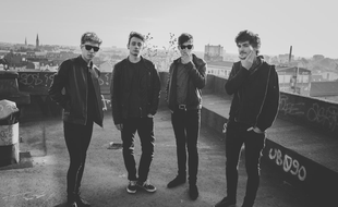 Jean-Noël Scherrer, Timothée Gérard, Julien Peultier et Antoine Bashung (de g. à dr.) composent le groupe de rock Last Train, originaire d'Altkirch (Haut-Rhin).